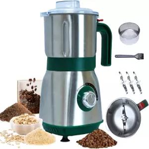 주방용 그라인더 향신료 전기 건조기에는 허브 커피 원두 곡물 견과류(녹색)를 갈기에 적합한 탈착식