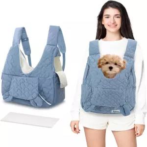 JourCraf 반려동물 캐리어 백팩 소형견 고양이와 토끼를 위한 조절 가능한 전면 고양이 반려견 여행 가방