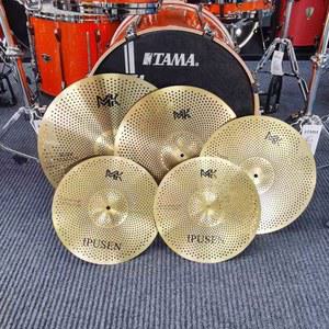 저소음 심벌 세트 악기 드럼 받침대 재즈 스탠드 뮤트 141620 음소거 연습용 훈련