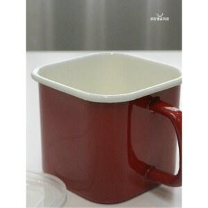 라면 미니튀김기 법랑 가열 TPE 빨간