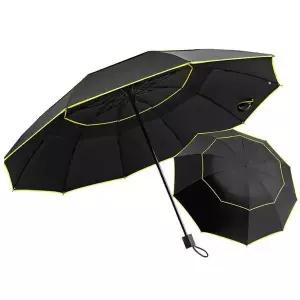 [하프클럽/]대 방풍 우산 이중 이중방풍 3단 125cm 자동 완전