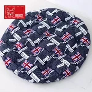 반려동물 펫방석 침대 강아지 고양이 레드퍼피 영국 원형 블랙 대형