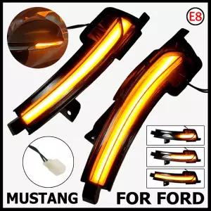 호환  LED 다이나믹 사이드 미러 순차 조명 포드 머스탱 S550 2015 2016 2017 2018 2019 2020 2021 턴 시그