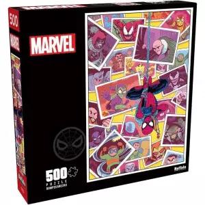 Buffalo Games - 마블 어메이징 스파이더맨 No. 25-500피스 직소 퍼즐 성인용 게임 나이트에 완벽한 도전적