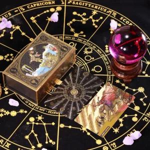 금박 타로카드 골드포일 점술 금장 금색