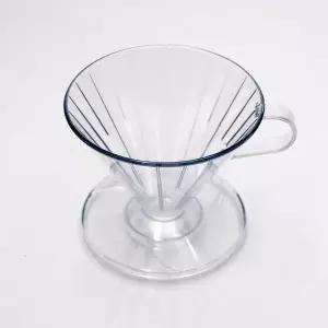 bns 핸드드립 커피 드리퍼 3-4인용 1x2/드립필터/투명/드립퍼/캠핑