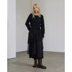 [에고이스트](강남점)핫찌 세미 오버핏 레이스업 포인트 풀오버 (ER4KL160)