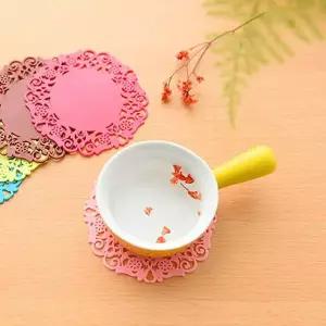 컵받침 받침 컵 실리콘 티 코스터