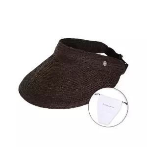 [헬렌카민스키] 25FW 여성 커스틴 선캡 초콜릿 더스트백 포함 HAT50305 CHOCOLATE PKG