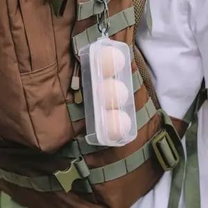 휴대용 투명 계란 트레이 보관함 (WFKAEEM)