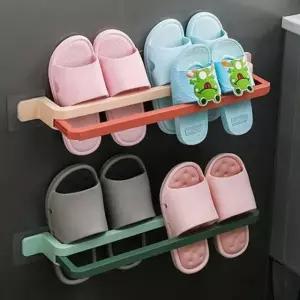 POIPOI 무타공 실내화 걸이 정리대 슈즈렉 다용도 거치대 신발 거치랙 (WFKAEDH)