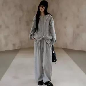 [다잇템] 여성 보온 빅사이즈 후디티 넓은 트랙수트 세트