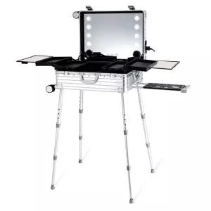 이동식 메이크업박스 LED 강화 메이크업 캐리어 박스