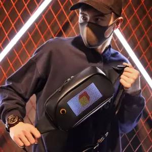 LED 조명 스키 스노우백 가방 보드 힙색 바이크 방수 크로스백 여행