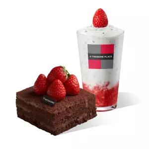 [투썸] 떠먹는 스초생 + 딸기 밀크 쉐이크 R