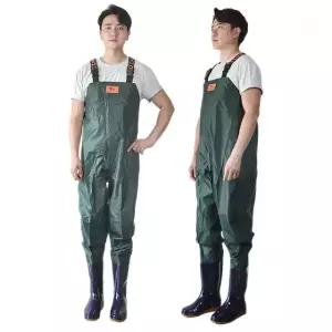 255mm 옥스퍼드 고급형 슈마켓 가슴장화 컬러우의상하 (WFKB7M3)