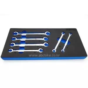 고품질 크롬렌치 볼트 너트 다목적 수리 작업스패너 6p 가정용공구 (WFKAPFW)