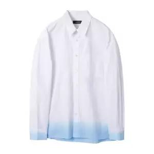 [롯데백화점]커스텀멜로우 블루 레귤러 다이드 컬러 셔츠 CWSAM25212BUX