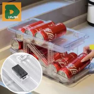냉장고 음료정리함 정리 수납 펜트리 홀더 맥주 트레이 랙 음료수 케이스 보관 자동 도구 캔 디스펜서 정렬