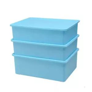 정리용 속옷 보관함 양말 수납박스 리빙 정리함 블루 (WFKAWMZ)