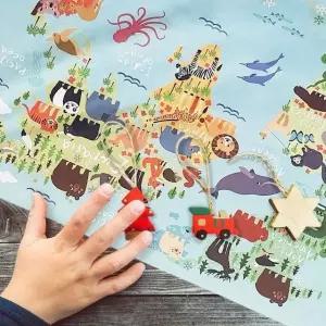 패브릭 대형 동물원 S 포스터 (WFKB457)