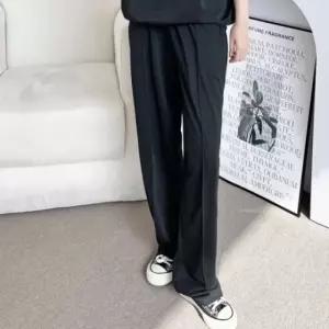 앞라인 핀턱 와이드 팬츠 트레이닝 트레이닝팬츠 (WFKANLI)