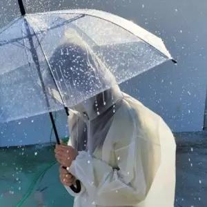 [하프클럽/]바람막이 일회용 화이트 판초우의