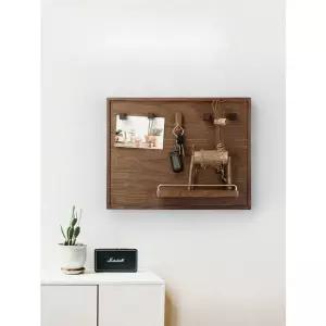 원목 두꺼비집 액자 월패드 빈티지 호박 커버 벽선반