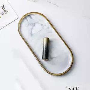 [하프클럽/]세라믹 골드 촬영 소품 장식 트레이 소형