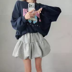 [신세계라이브쇼핑][옷자락] 여성 러블리 캉캉 호박벌룬 밴딩 미니스커트