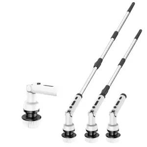 욕실 전동 청소솔 무선 충전식 헤드 틈새 자동 브러시