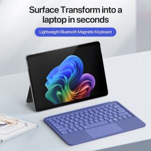 2025년형 서피스 프로 12용 새 프리미엄 교체 키보드    무선 Bluetooth 5.0 7색 백라이트 슬림한 디자인