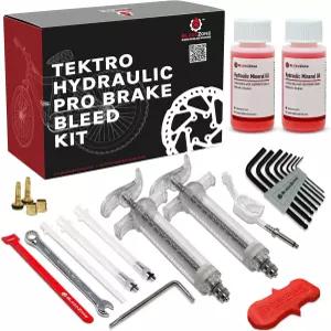 테크트로 유압 브레이크 및 120ml 미네랄 오일이 함유된 TRP 브레이크용 블리드존 프로 블리드 키트 -