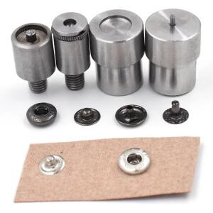 51세트 10mm/12.5mm/15mm 스냅 버튼. 금형을 잡아라. 도구를 설치하는 버튼입니다. 금속 리벳 몰드.