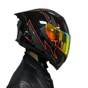 오토바이 헬멧 남녀 풀페이스 더블미러 사계절