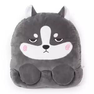 졸린 허스키 그레이 USB 발열쿠션 발난로 손난로 보온