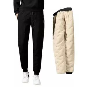 [하프클럽/]바지공장 방한 바지 패딩 패션 일복 겨울 작업복 팬츠 안감 누빔