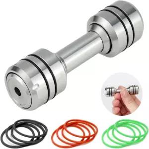 핑거 덤벨 피젯 장난감 메탈 너클 롤러 스피너 불안 ADHD를 위한 스테인리스 스틸 아빠를 멋진 사무용 기기