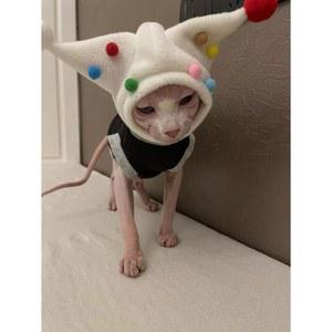 강아지 고양이 귀여운 모자 겨울 할로윈 광대 소품