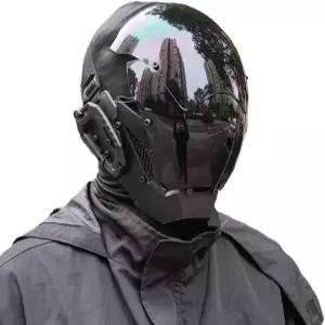 남성용 KYEDAY 펑크 마스크 코스프레 할로윈 핏 파티 뮤직 페스티벌 액세서리