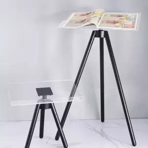 아크릴 잡지 진열대 선반장 투명 전시회 인테리어