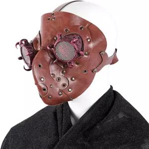 씽크탑 무서운 스팀펑크 전염병 닥터 마스크와 펑크 글래스 PU 가죽 마스크 코스프레 할로윈 코스튬 소품