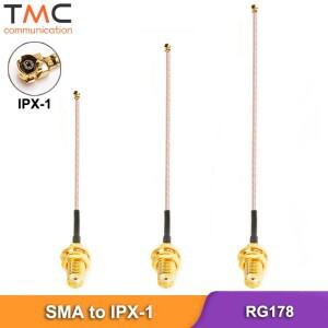 GPS 모듈 안테나용 IPX MHF1-SMA 케이블  RG178 SMA 암-U.FL 동축 점퍼  미니 소형 PCI 5cm 10cm
