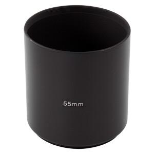 망원 렌즈용 CosyShot 49mm 55mm x0.75mm 스레드 금속 카메라 후드