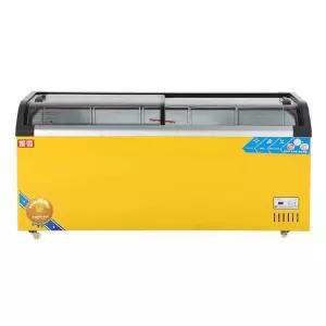 냉동 냉장고 진열대 마트 슬라이드 문 투명 냉장평대