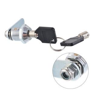 16mm 20mm 실린더 자물쇠 문 캐비닛 우편함 서랍 찬장 상자 가구 하드웨어용 열쇠 2개 포함