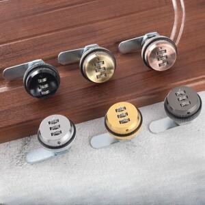 암호 잠금 3 디지털 코드 조합 상자 메일 포스트 캐러밴 전동 하우스 보트에 대한  합금 아연 로커 캐비닛