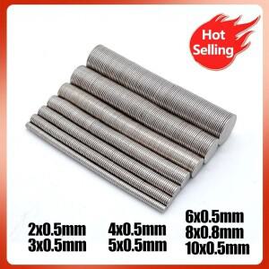 2x0.5mm 원형 소형 자석 냉장고 사무실 DIY 5x0.5 6x0.6 10x0.5