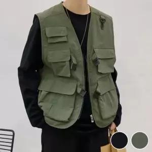 [라일리의류] Rly 빈티지 낚시자켓 현장조끼 조끼 여름조끼 수납