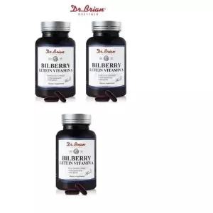 닥터브라이언 빌베리 루테인 비타민A 60캡슐 2+1총180캡슐 눈피로 마리골드 어두운 곳